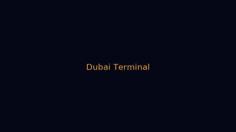 Oil terminal and port infrastructure in Dubai